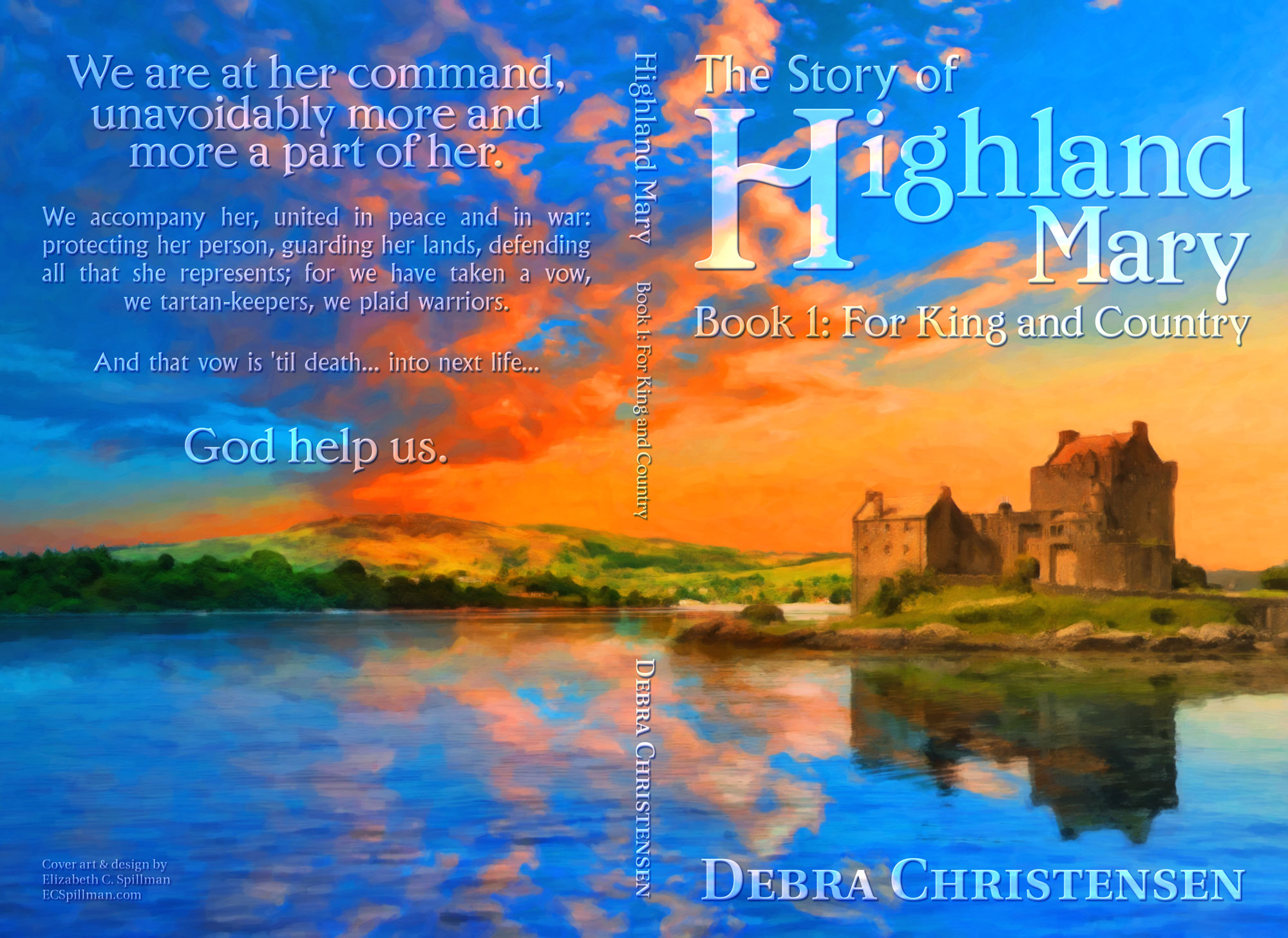 The Tale of Highland Mary Trilogy, Cover Design by Elizabeth C. Spillman